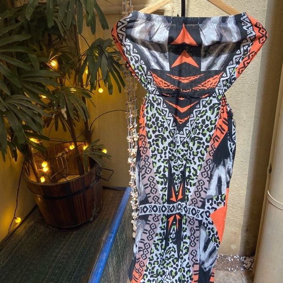 🛍️ Boho Side Cut Long Dress. Size - S - Picture 5 of 16